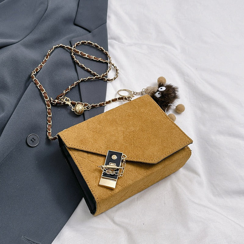 Wholesale synthetic leather vintage shoulder crossbody small square bag